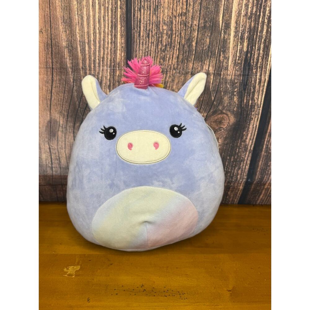 Squishmallows Petula the Unicorn 14"‎ Purple Plush Toy
